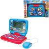 Lexibook, Laptop Educativo Bilingue Parlante di Paw Patrol, 40 Attività, Apprendimento Inglese-Spagnolo, Racconti Animati, Metodo di Lettura, Blu/Rosso, JC398PAi2LXB