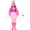 Barbie Lo Schiaccianoci - Daisy Ballerina, bambola con vestito rosa, cappello e bacchetta a forma di bastoncino da zucchero, caviglie articolate per replicare le pose di danza classica, JLW52