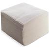 MORIGAMI Tovaglioli di carta bianchi, 30 x 30 cm, 100 pezzi, 2 strati, lisci con bordo, ad alto assorbimento, monouso per alberghi, ristoranti, eventi e catering
