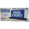 Budweiser Bud Luce LED Lightbox Gioco Room Micro USB Luce 30.5cm x 6.3cm Nuovo IN Scatola