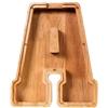 SODIAL Salvadanaio A Forma di Lettera In Legno da 9 Pollici, per Bambini, Bambine,3670