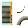 NAGARAKU Extension Ciglia Marrone Chiaro Professionali Individuale Classico Ciglia a Ciglia Delle Singole Finte Naturale Ciglia Volume Russo Wispy Fluffy Eyelash Alta Capacità 20 Rows(0.15mm C 10mm)