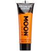Moon Glow Gel per capelli UV neon - Tintura temporanea per capelli lavabile - Punta e illumina, Arancio intenso, 20 ml (confezione da 1)