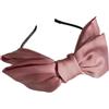 Wambere 1 cerchietto per capelli da donna con fiocco di raso, copricapo per capelli, fascia per capelli, accessorio per capelli, accessorio per capelli, per donne, ragazze, uso quotidiano, rosa
