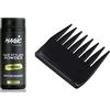 Magic Cosmetics Hair Styling Powder 20gr | Unisex Root Hair Styling Powder | Matt Look | Anti-Gravity Powder Styler & 030 Hair Beard Styling Comb | Flexible | Anti-Static Handle | For Hair and Beard