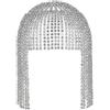 Peosaard Copricapo in argento, copricapo con strass stile flapper in argento degli anni '20 con accenti di per feste e matrimoni