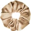 Specora - Classic Velvet Scrunchie Beige - Confezione da 1 - 14 cm - Morbido, voluminoso e delicato sui capelli - Elastico per capelli da donna