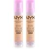NYX Professional Makeup Bare With Me Siero Correttore Viso e Corpo 2in1 Idratante con Centella Asiatica e Tè Verde per Pelle Secca Occhiaie e Rossori Tonalità 04 Beige - 2 Flaconi da 9,6ml