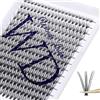 WENDY LASHES Ciglia Finte Individuali D Curl 300PCS 20D 0.07mm Mix 8-16mm Ciuffetti Extension Ciglia Ciuffetti Ciglia Finte Naturali DIY Individuali Cluster Ciglia Volume Russo(Cluster-20D-0.07-D-MIX8-16)