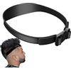 Generic Guida al taglio dei capelli | Guida per i capelli del collo per uomo, modello per rasatura della scollatura con fascia curva per taglio di capelli in morbido silicone, Guida al taglio dei capelli