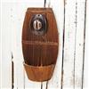 Arola Apribottiglie a barile di birra da parete, in legno, stile vintage, con raccoglitore di tappi, regalo per uomini e amanti della birra, da utilizzare come decorazione da bar.