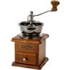 Zulux Vintage Manual Coffee Grinder ceramica conico Burr mano portatile manovella Macchina per il caffè (Flaxen)