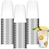 RAINPOP 60 bicchieri da festa in plastica dura da 10 oz/300 ml, con taglio argento, riutilizzabili, per bevande, champagne, cocktail, in plastica per compleanni, matrimoni