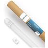 Ledvion - Tubo LED, 120CM, 12W, Neon, 4000K, 1920 Lumen, Luce Bianca Calda, Lampada da Soffitto, Illuminazione Omogenea