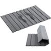THMINS Tappetino da Bagno in Pietra Pieghevole 60x40 cm, Tappeto in Diatomite Assorbente, Asciugatura Rapida, Antiscivolo, per Bagno e Doccia, Grigio
