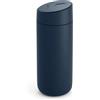 Fellow Carter Move Tazza da caffè da viaggio con coperchio scorrevole, a prova di perdite, con interno in ceramica e acciaio inossidabile isolato sottovuoto, 470 ml, blu pietra