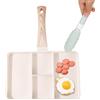 Generic Padella componibile - Padella con divisori, sezione Mullti, pentole antiaderenti | Padella per la colazione con scomparti, strumento di cottura per uova, pancetta, salsiccia, verdure, pancake, cucina
