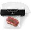 TEK ONE Tecnologia Macchina Sottovuoto Automatica 110W con 10 Sacchetti Inclusi | Sigillatrice Alimenti Compatta VAC/SEAL | Aspirazione -60KPa | Barra Saldante 30 cm | Display Touch Nero