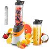 SOGO SS-5515-O Máquina de Hacer Batidos Nutri Activ 350W. Incluye Jarra portátil, Libre de BPA de 0.6L. Batidora de Smoothies Color: Naranja