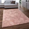 Paco Home Tappeto Salotto Moderno Soggiorno Pelo Lungo Tappeto Morbido Peloso Rosa, Dimensione:300x400 cm
