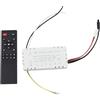 Smarbettiy Interruttore dimmer continuo per ventilatore a soffitto senza fili ricevitore controller a infrarossi 6 kit telecomando regolabile modulo dimmer funzione di ripristino per soggiorno, camera da letto