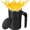 Generic Tazza In Agitazione Automatica - Bicchiere Auto Agitatore Da 380 Ml, Recipienti Ricaricabili USB | LCD Display Mixer, Coperchio Antigoccia, Contenitore Termico Riscaldato Per Espresso, Bevanda Calda,