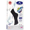 DESA PHARMA Srl SAUBER CALZA UOMO FANTASIA Q-SKIN 70 DEN NERO RIGA SOTTILE DENIM TAGLIA P PROMO