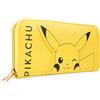 Pokémon Portafoglio Donna - Portafogli Donna Grande con Porta Monete e Tessere in Pelle Sintetica - Gadget Regalo