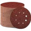 Szarint Dischi abrasivi da 12,7 cm con gancio e anello, 150 pezzi di carta vetrata a 8 fori, include grana 60, 80, 100, 120, 150,180, 240, 320, 400, 600 per levigatrice orbitale casuale