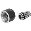 LumoCheefy Pinza di serraggio ER11 in acciaio per molle con dadi di serraggio per torni CNC, fresatura CNC, alta forza di serraggio e precisione (6 mm)