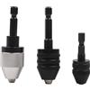 HanOaki 3 pezzi trapano mandrino cambio rapido adattatore 6,35 mm codolo esagonale convertitore strumento per smerigliatrice angolare e trapano elettrico