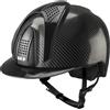 KEP Italia CASCO IN CARBONIO E-LIGHT NERO LUCIDO CON VISIERA NERO METALLIZZATO E 3 TASSELLI NERO METALLIZZATO