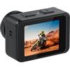 Porodo Lifestyle Action Camera UHD completamente impermeabile con doppio display con stabilizzazione, cattura 4K a 60fps, risoluzione immagine 24 MP, impermeabile, grandangolo 150°, nero