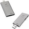 PQI iPhone iPad Chiavetta USB-Lightning [Apple MFi Certificato], iConnect[USB 3.0] Pen Drive, Mobile Espansione di Memoria per iPhones, iPad, iPod Mac&Computer (64GB)(Grigio siderale)
