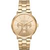 Michael Kors Orologio Blake da uomo, movimento al quarzo a tre lancette o cronografo con cinturino in acciaio inossidabile, 42 mm, Tono oro