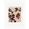Poster and Frame Poster Lheritage Du Temps -