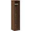 vidaXL Armadietto da bagno con portarotolo in rovere marrone 8,1 x 7,9 x 35,4 cm