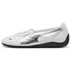PUMA Sneakers stile ballerina Speedcat Nova Metallizzato da donna, Scarpe, Bianco, 35.5