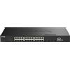 D-Link DGS-1530-28P/E switch di rete Gestito L2 Gigabit Ethernet (10/100/1000) Supporto Power over (PoE) Nero [DGS-1530-28P/E]