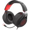 Genesis GENESIS Radon 610 Cuffie cablate Head-band Gaming USB Type-A Nero, Rosso