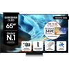 SAMSUNG OLED AI TV 65" QE65S90HAEXZT 4K, Processore NQ4 Gen3, 4K Upscaling Pro, Glare Free, HDR+, Motion Xcelerator 165Hz, Dolby Atmos & OTS Lite, Laser Slim Design, Vision Smart TV, 2026