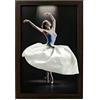Generic Contenitore per fazzoletti a forma di ballerina, dispenser porta tovaglioli in legno decorativo con gonna artistica, elegante decorazione per la casa per scrivania, comodino, feste, uso veicolo