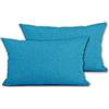 Cieffepi Home Collections Federa Copricuscino MULTICOLOR (Set 2 Federe 30x50 cm, Turchese)