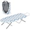 KINGRACK Asse da stiro pieghevole, piccola tavola da tavolo con poggia ferro, mini piedini antiscivolo pieghevoli portatili per casa, lavanderia, dormitori, viaggi, P1230D-12