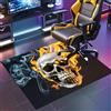 JaevKwzy Tappeto per Sedia Ufficio Gaming, Tappeto Salvapavimento Antiscivolo 70 x 100 cm, Tappetini per Scrivania e Sedia da Ufficio, Tappeto Salva Parquet Protezione Pavimento Laminato, Parquet