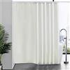 Furlinic Tende Doccia Anti-Muffa Tessuto in Poliestere Grande Tende Doccia Impermeabile Lavabile Tenda Vasca da Bagno con 16 Ganci Tenda Doccia Beige 240x180cm.