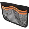 Toyvian Borsa per Racchette da Ping Pong Leggera Oxford Nero con Tasche Dedicate e Divisori Incorporati per Organizzatore da Gioco e Allenamento