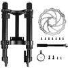 Generico Compatibile for Segway Ninebot ZT3/Pro Monorim MZ3 V2.0 Parti modificate dell'ammortizzatore della Forcella Anteriore con Regolazione dell'Aria(1pc 9inch 6claws)
