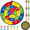 Yuyueda Bersaglio per bambini da 29, con 12 palline adesive, 6 freccette, per interni ed esterni, divertente partito, giocattolo, regalo di compleanno per ragazzi e ragazze