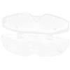 ibasenice Custodia con Chiusura a Cerniera per Occhialini da Nuoto Portatile e Sicura in Plastico per Sport Acquatici e Viaggi